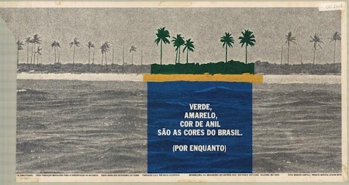  Poster for environmental conservation at the ANC, 1987-1988. Museu da República. (Accessed: http://museudarepublica.museus.gov.br/o-centro-pro-memoria-da-constituinte/)